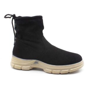 Botine cu talpa groasa Confort - Negru