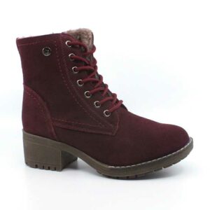 Ghete dama Topway cu toc - Bordo, 36