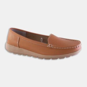 Mocasini Confort pentru femei - Maro deschis