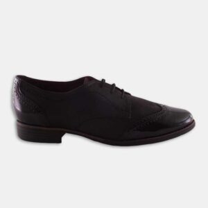 Pantofi dama Tamaris tip oxford - Negru, 40