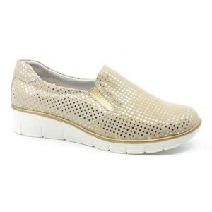 Pantofi femei Maria Conti cu elastic - Auriu, 36