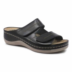 Papuci Ledi medicali pentru femei - Negru, 36