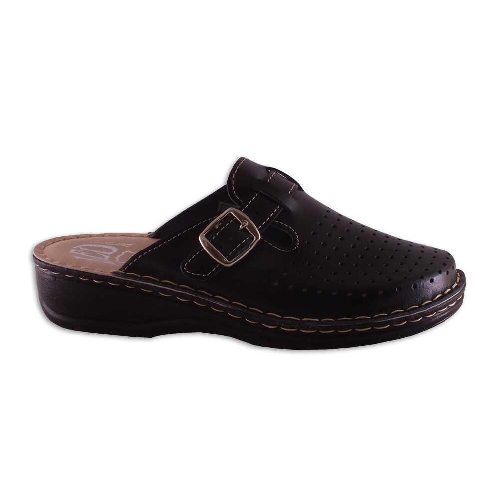 Saboti medicali dama Ledi cu talpa ortopedica