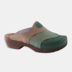 Saboti medicali Ledi multicolor - Verde, 36