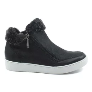 Botine dama cu puf Gerry Weber - Negru
