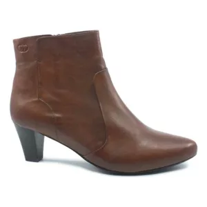 Botine dama cu toc Gerry Weber - Maro deschis