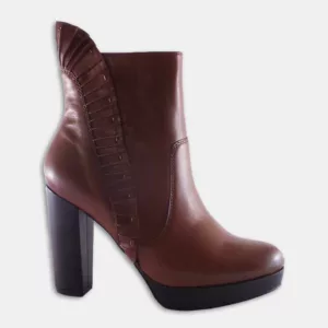Botine dama Tamaris cu toc inalt - Maro