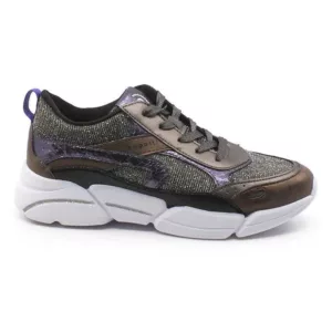 Pantofi Bugatti cu talpa groasa pentru femei - Multicolor