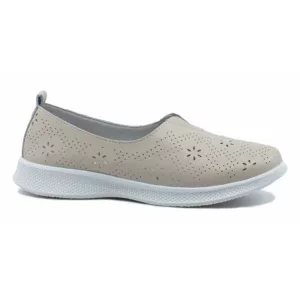 Pantofi de vara dama din piele naturala, Maria Conti - Bej
