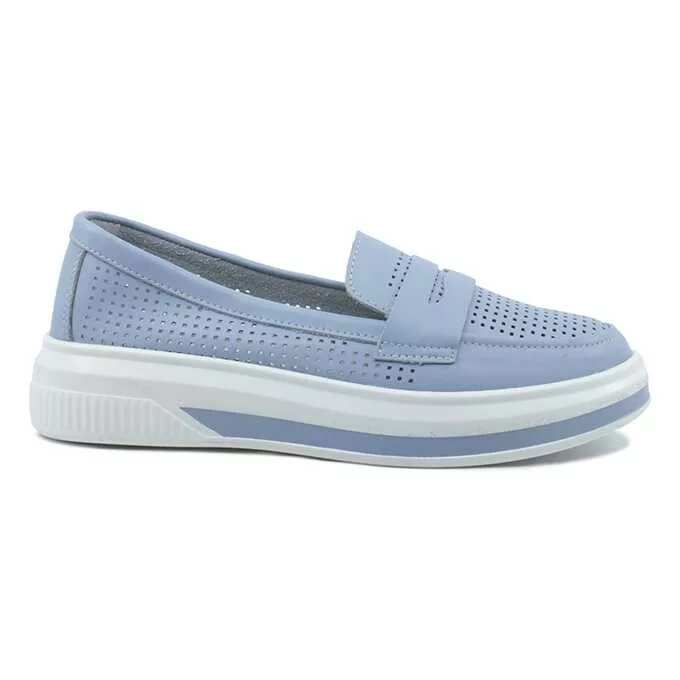 Pantofi de vara perforatii dama Maria Conti, din piele naturala