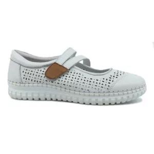 Pantofi decupati dama Reflexan - Alb