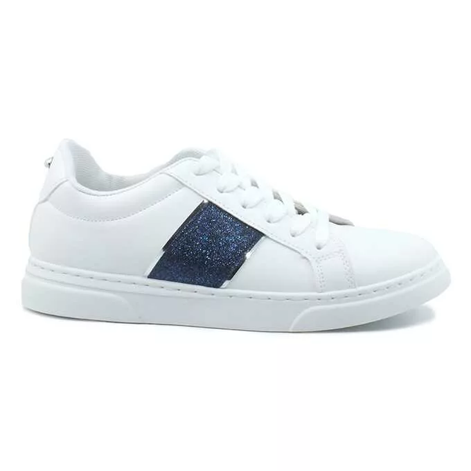 Pantofi sport dama, Fashion, cu siret, decorat cu perla