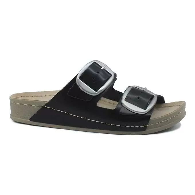 Papuci medicali din piele naturala Dr. Schwarz pentru femei