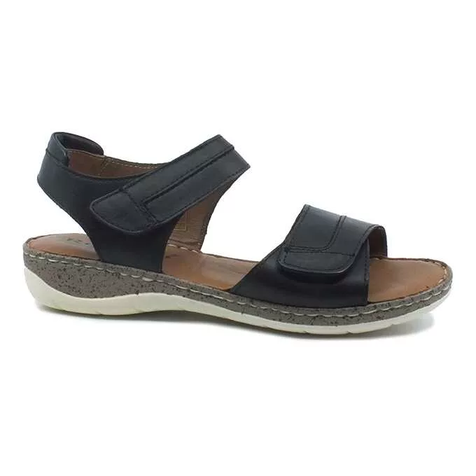 Sandale pentru femei din piele naturala Reflexan, cu barete reglabile