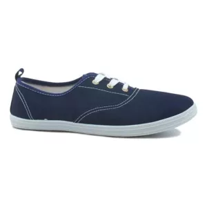 Tenisi pentru femei, Fashion, cu cusaturi decorative - Albastru