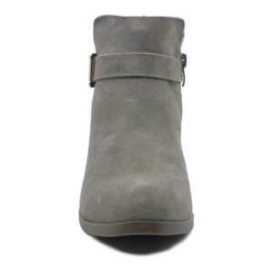 Botine din piele intoarsa naturala pentru femei Maria Conti - Gri, 37