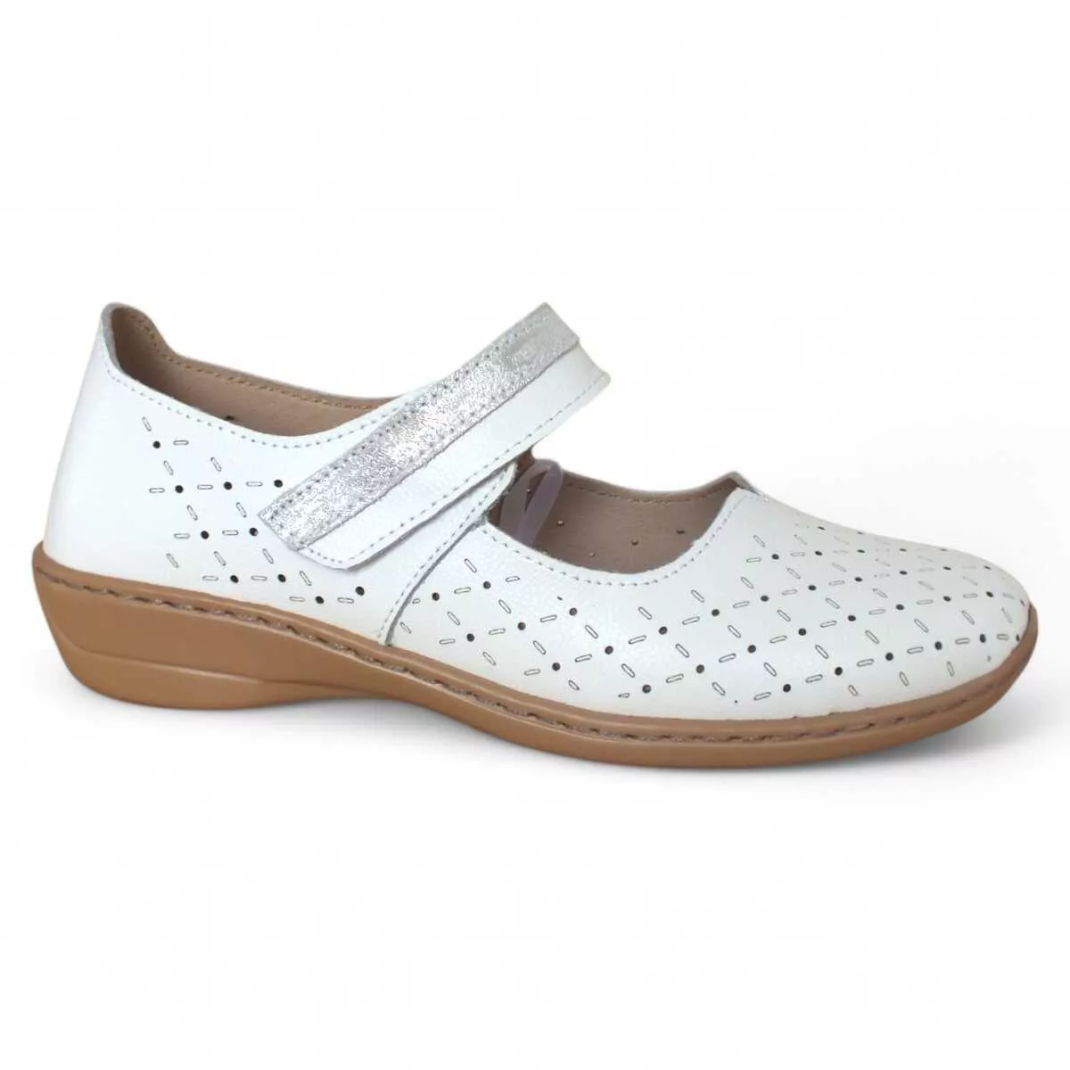 Pantofi de vara din piele naturala Maria Conti