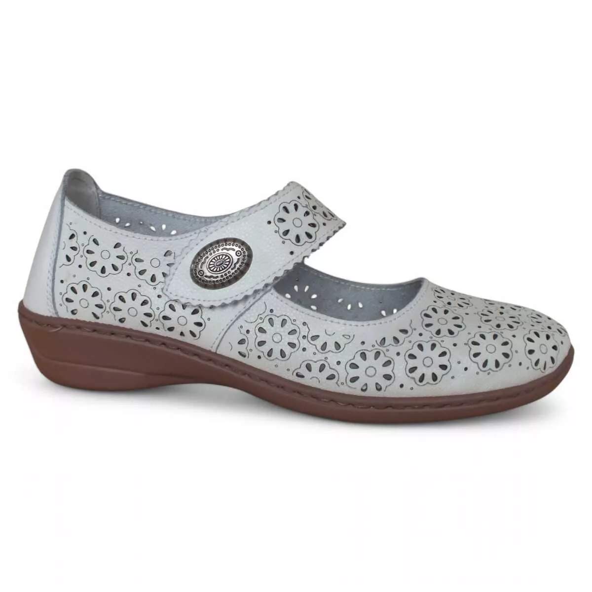 Pantofi de vara din piele naturala Maria Conti