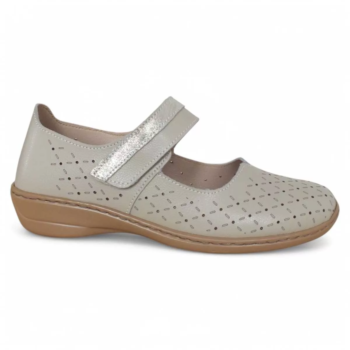 Pantofi de vara din piele naturala Maria Conti