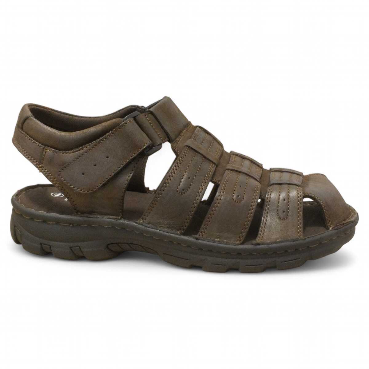 Sandale barbati Confort, din piele naturala