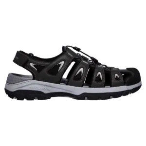 Skechers, Sandale plate inchise la varf - Gri
