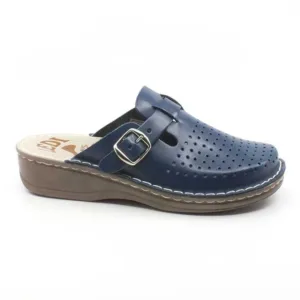 Saboti medicali dama Ledi cu talpa ortopedica - Albastru, 38