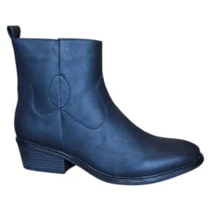Botine femei Fashion, tip ciocata, chic si confortabile - Negru