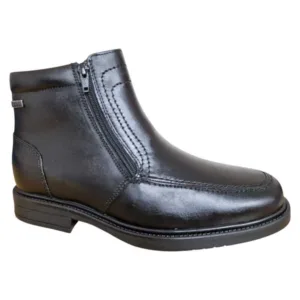Botine din piele naturala, Reflexan, pentru barbati - Negru