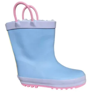 Cizme copii, Happy Bee, model colorat si vesel - Albastru