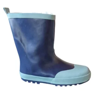 Prima pagina 65 Cizme de ploaie pentru copii Happy Bee, imblanite - Albastru
