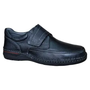 Pantofi barbati din piele naturala, Reflexan - Negru