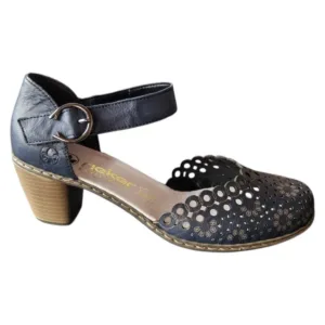 Rieker, Sandale dama, din piele naturala - Albastru